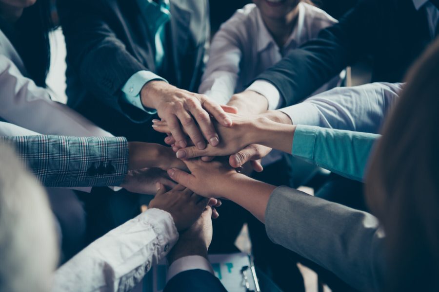 Cropped close-up of hands elegant classy chic stylish trendy professional business people sharks ceo boss chief company management development at work place station